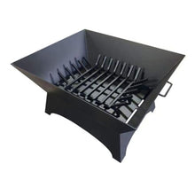 Load image into Gallery viewer, Modern Blaze Square Steel Fire Pit
