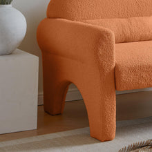 Load image into Gallery viewer, Modern Lambs Wool Fabric Loveseat for Living Room
