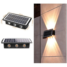 Load image into Gallery viewer, Modern Outdoor Solar Wall Lights with Waterproof Design
