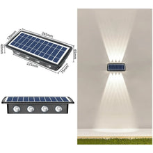 Load image into Gallery viewer, Modern Outdoor Solar Wall Lights with Waterproof Design
