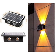 Load image into Gallery viewer, Modern Outdoor Solar Wall Lights with Waterproof Design
