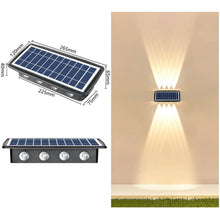 Load image into Gallery viewer, Modern Outdoor Solar Wall Lights with Waterproof Design
