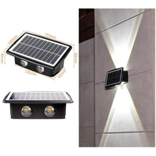 Load image into Gallery viewer, Modern Outdoor Solar Wall Lights with Waterproof Design
