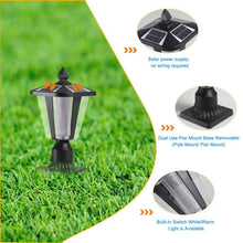 Carregar imagem no visualizador da galeria, Modern Solar LED Lights with Adjustable Brightness for Pillars
