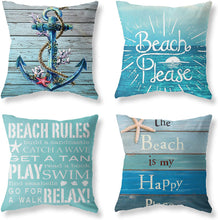 Cargar imagen en el visor de la galería, Beach Time Cushion Covers
