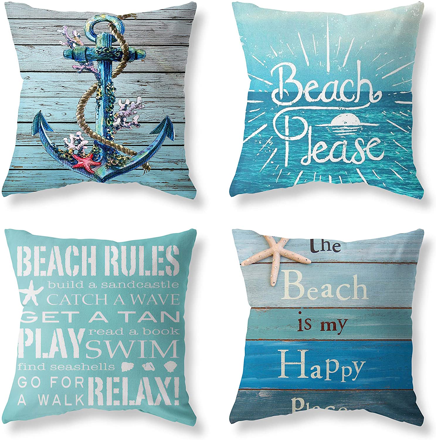 Beach cushion covers best sale