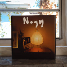 Load image into Gallery viewer, Nogy Paper Lamp with Black Design • Lantern Lamp • Rice Paper Lantern Lamp • Japanese Lamp • White Paper Lamp (Black/White)
