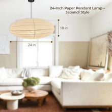 Load image into Gallery viewer, Nogy Paper Lantern ( No Bulb INCLUDED) • Japanese Pendant Lamp • Ceiling Paper Lamp Shade • White Paper Lantern (Ceiling)
