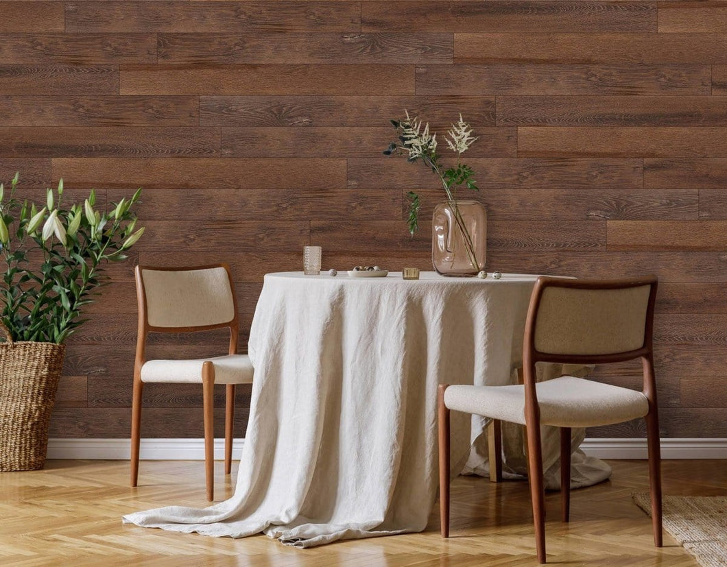 Classic Originals 1/4 in. x 5.1 in. Real Wood Easy Install Wall Panels - Normandy (20 Sq. Ft.)