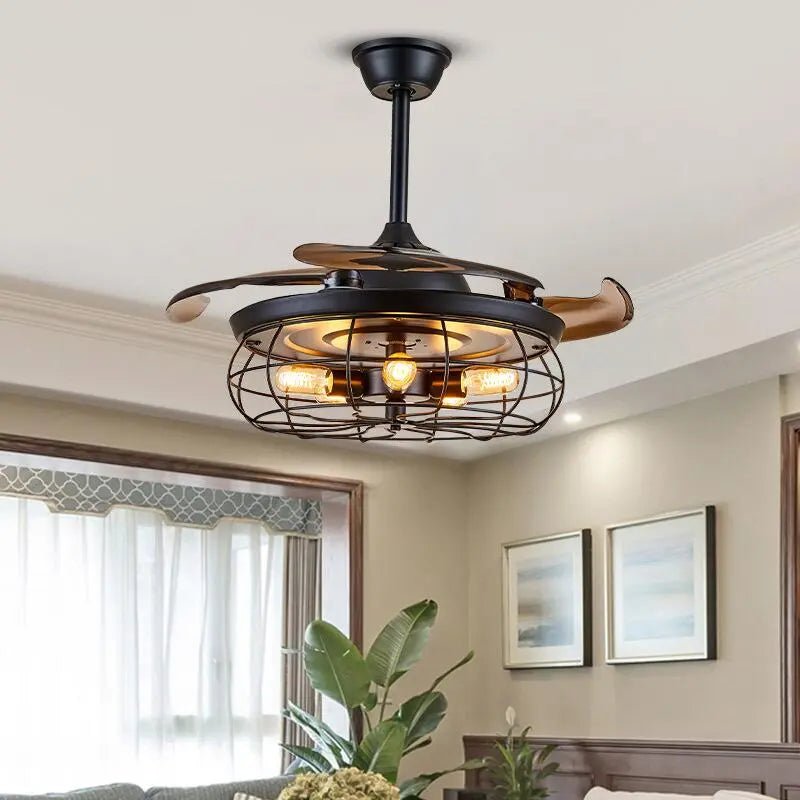 Oran Hanging Ceiling Light & Fan