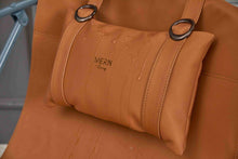 Carregar imagem no visualizador da galeria, Faux Leather Folding Chair Metal Frame Orange
