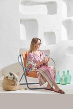 Carregar imagem no visualizador da galeria, Faux Leather Folding Chair Metal Frame Orange
