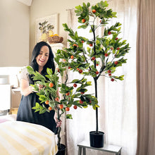 Load image into Gallery viewer, Faux Tangerine Tree, Choose Your Size
