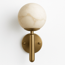 Load image into Gallery viewer, Orbis Alabaster Wall Lamp
