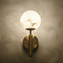 Cargar imagen en el visor de la galería, Orbis Alabaster Wall Lamp
