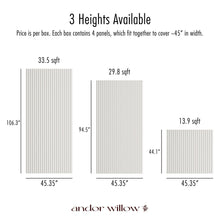 Cargar imagen en el visor de la galería, Paintable Wide Fluted Wall Panels
