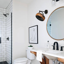 Load image into Gallery viewer, 13&quot; Industrial Bathroom Ceiling Fan with Pull Chain
