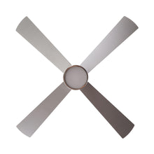 Cargar imagen en el visor de la galería, Parrot Uncle 52&quot; Bucholz Industrial Downrod Mount Reversible Ceiling Fans with Integrated Lights and Remote Control
