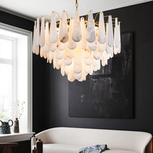 Load image into Gallery viewer, Patra Alabaster Chandelier Light
