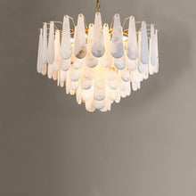 Load image into Gallery viewer, Patra Alabaster Chandelier Light
