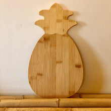 Load image into Gallery viewer, Bamboo Pineapple Cutting Board
