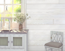 Cargar imagen en el visor de la galería, Classic Originals 1/4 in. x 5.1 in. Real Wood Easy Install Wall Panels - Glacier (20 Sq. Ft.)
