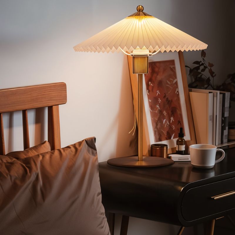 Plisse Table Lamp