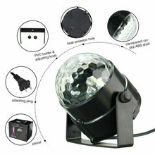 Load image into Gallery viewer, Portable Disco Party Light with LED &amp; Sound Feature for Dance, DJ and Events
