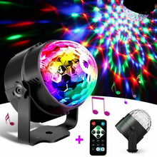 Load image into Gallery viewer, Portable Disco Party Light with LED &amp; Sound Feature for Dance, DJ and Events
