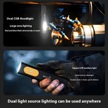 Load image into Gallery viewer, Portable T7 LED Flashlight Keychain with Magnet Base
