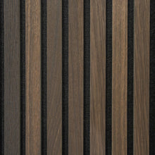 Carregar imagem no visualizador da galeria, Posh Wood Slat Panels 94.49 * 25.20 (240cm * 64cm) Posh Charred Oak Acoustic Slat Wood Wall Panels
