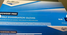 Load image into Gallery viewer, ProWorks Industrial Grade Nitrile Exam Gloves 4 mil
