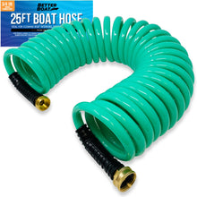 Load image into Gallery viewer, Boat Hose 15Ft, 25Ft and 50FT Self Coil Wash Down
