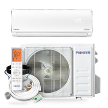 Carregar imagem no visualizador da galeria, Pioneer® Diamante Pro™ 9,000 BTU 20 SEER2 230V High-Wall Ductless Mini-Split Air Conditioner Inverter Heat Pump with 16 Ft. Kit
