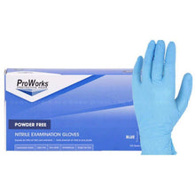 Load image into Gallery viewer, ProWorks Industrial Grade Nitrile Exam Gloves 4 mil
