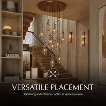 Load image into Gallery viewer, Pulcher Glass Tears Chandelier
