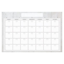 Load image into Gallery viewer, Calendars: Minimal One Month Calendar Dry Erase - Removable Adhesive Decal
