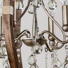 Cargar imagen en el visor de la galería, Retha Brown 4-Light Caged Chandelier
