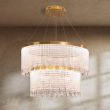 Load image into Gallery viewer, Rexana Crystal Tiered Chandelier

