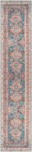 Carregar imagem no visualizador da galeria, Baltinglass Rust &amp; Blue Washable Area Rug - Clearance

