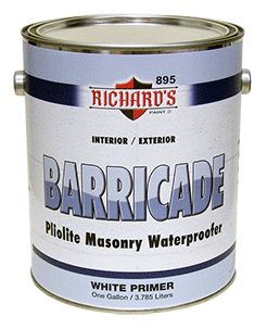 Richard's Paint Primer 895 Barricade Pliolite Masonry Waterproofer 613535033872
