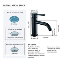 Carregar imagem no visualizador da galeria, Rolla Single-Handle Single Hole Bathroom Faucet
