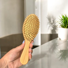 Load image into Gallery viewer, Bamboo Rounded Hair Brush | Classic Handle

