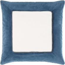 Load image into Gallery viewer, Rahiq Blue Border Cotton Throw Pillow

