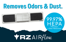 Load image into Gallery viewer, RZ AIRFlow - Air Purifying Filter for PTAC heating &amp; Cooling Units w/Premium Travel Case
