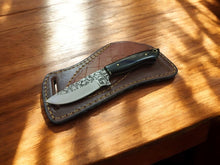 Load image into Gallery viewer, Custom Handmade D2 Steel Belt Knife with Rosewood Handle
