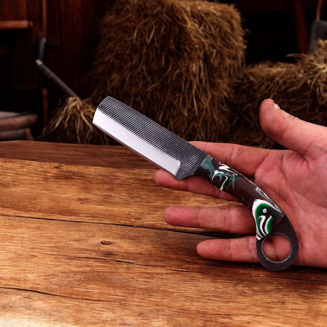 Custom Handmade Bull Cutter Knife – 8