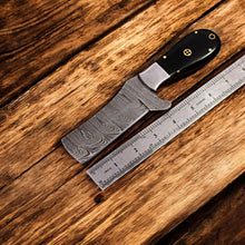 Carregar imagem no visualizador da galeria, Custom Handmade Bull Cutter Knife – 8&quot; Damascus Steel
