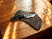 Load image into Gallery viewer, Custom Handmade D2 Steel Belt Knife with Rosewood Handle
