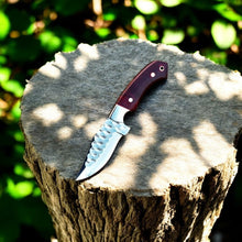 Load image into Gallery viewer, Custom Handmade D2 Steel Skinning Knife - 7.5&quot; Micarta Handle
